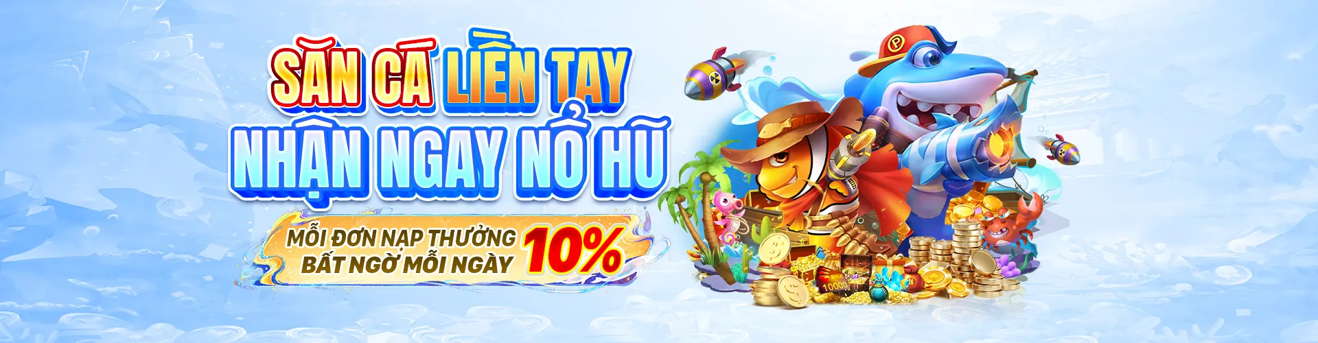 Hình ảnh chính mcw888 Nổ Hũ với biểu tượng tiền vàng và máy slot